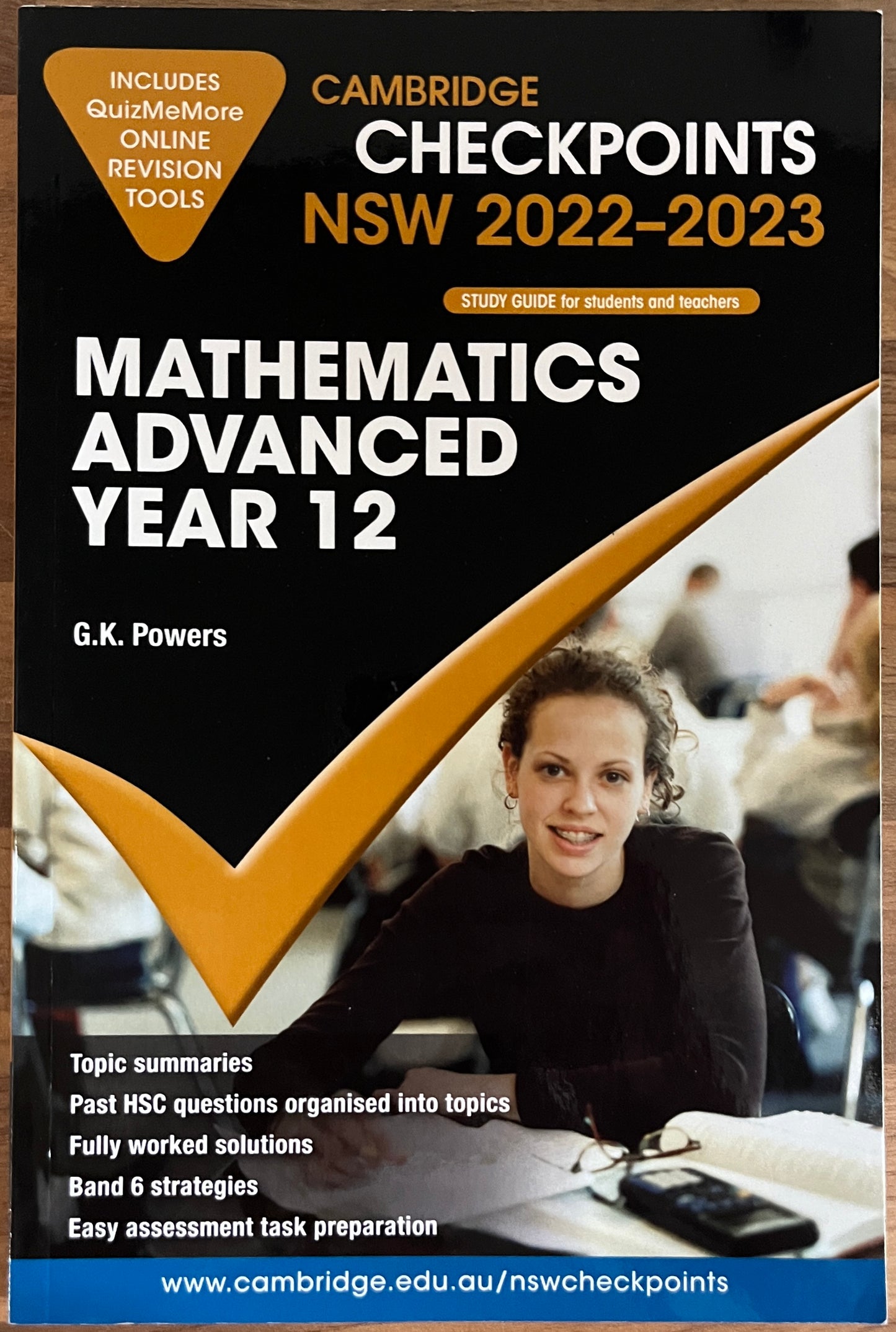Cambridge Checkpoints NSW Mathematics Advanced Year 12 2022-23