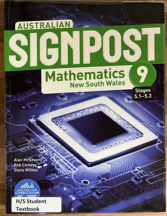Australian Signpost 9 (5.1-5.3) Mathematics NSW Student Book + eBook