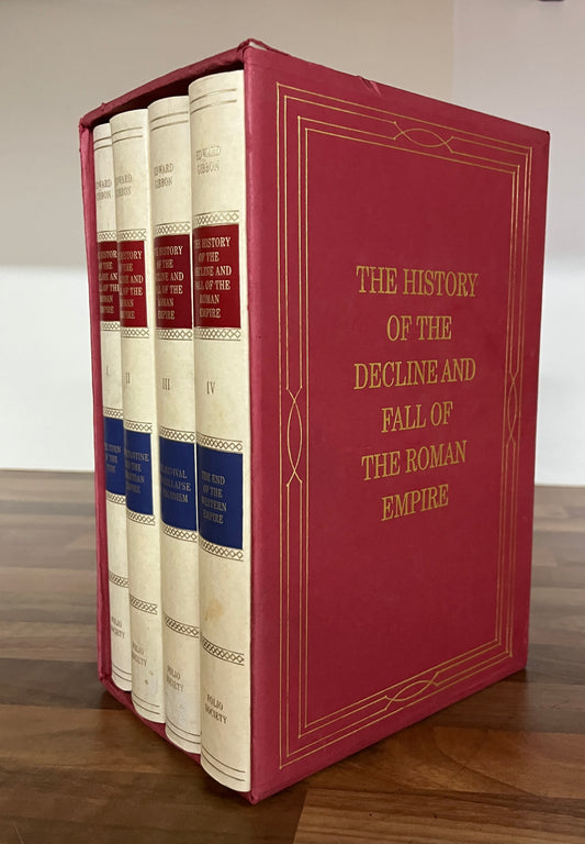 History of the Decline & Fall of the Roman Empire Folio Society Vols 1-4 Box Set