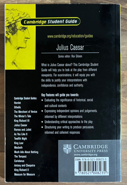Cambridge Student Guide to Shakespeare: Julius Caesar