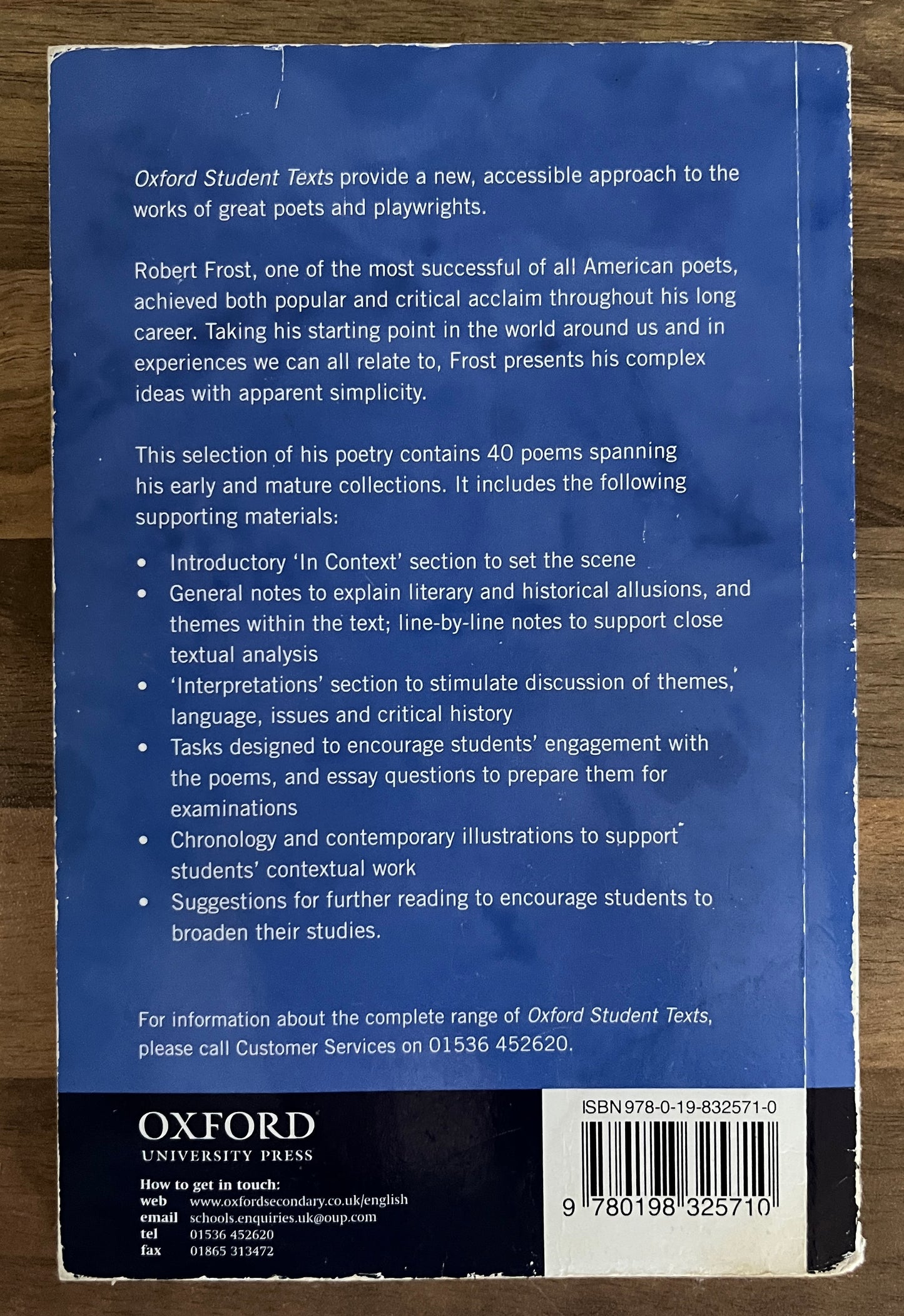 Oxford Student Texts: Robert Frost: Selected Poems