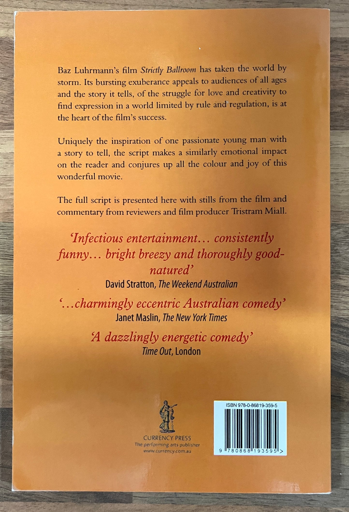 Strictly Ballroom by Baz Luhrmann & Craig Pearce (Currency Press Screenplay)