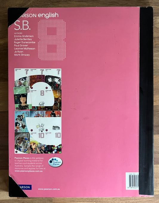 Pearson English 8 Student Book (ex-library) by Emma Anderson et al