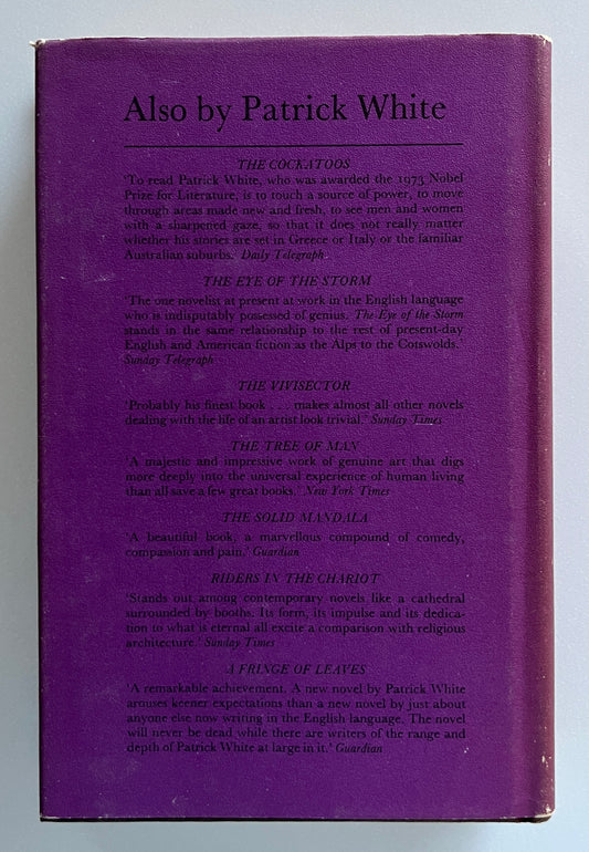 The Twyborn Affair by Patrick White Hardcover/DJ, First Ed. 1979 (Nobel Prize)