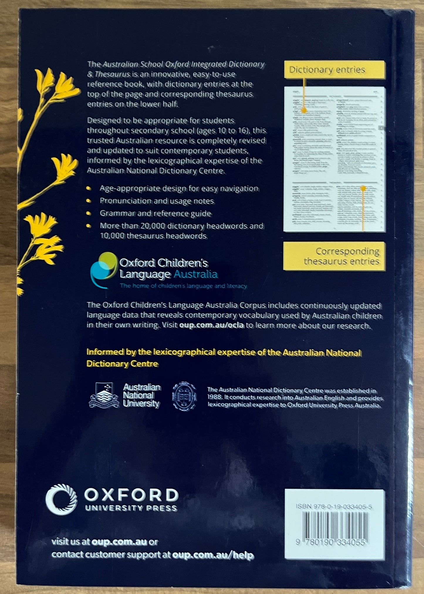 Australian School Oxford Integrated l Dictionary & Thesaurus, 2022