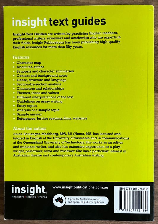 Insight Text Guides: Favel Parrett's Past the Shallows