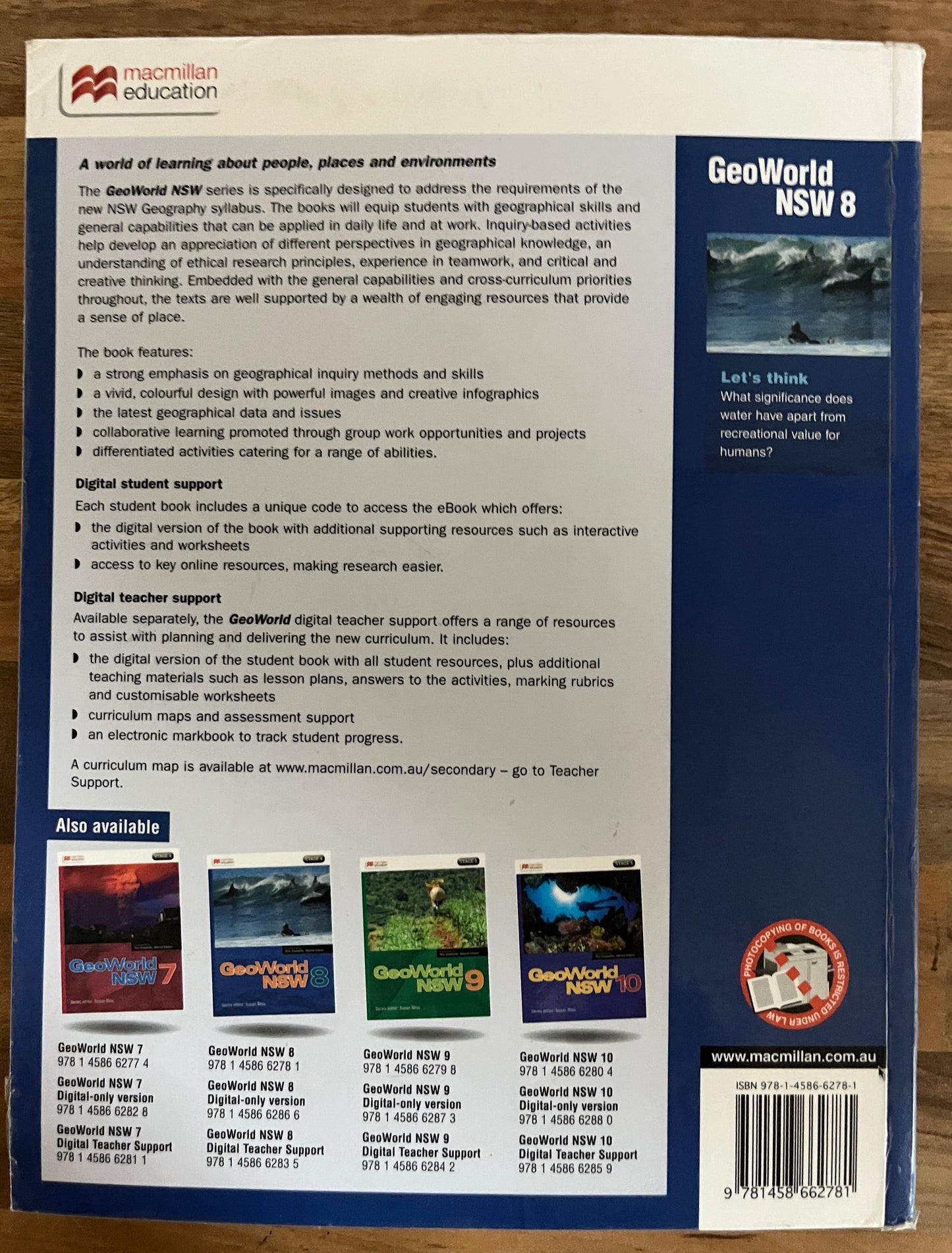 Macmillan GeoWorld NSW 8 Student Book