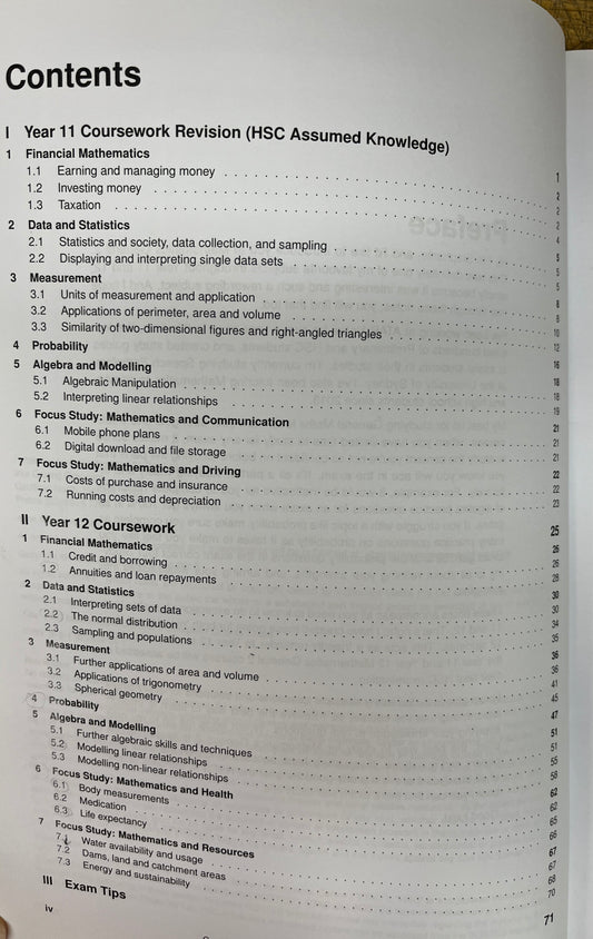 ATAR Notes: NSW Year 12 Mathematics General 2 2017-2018 Complete Course Notes