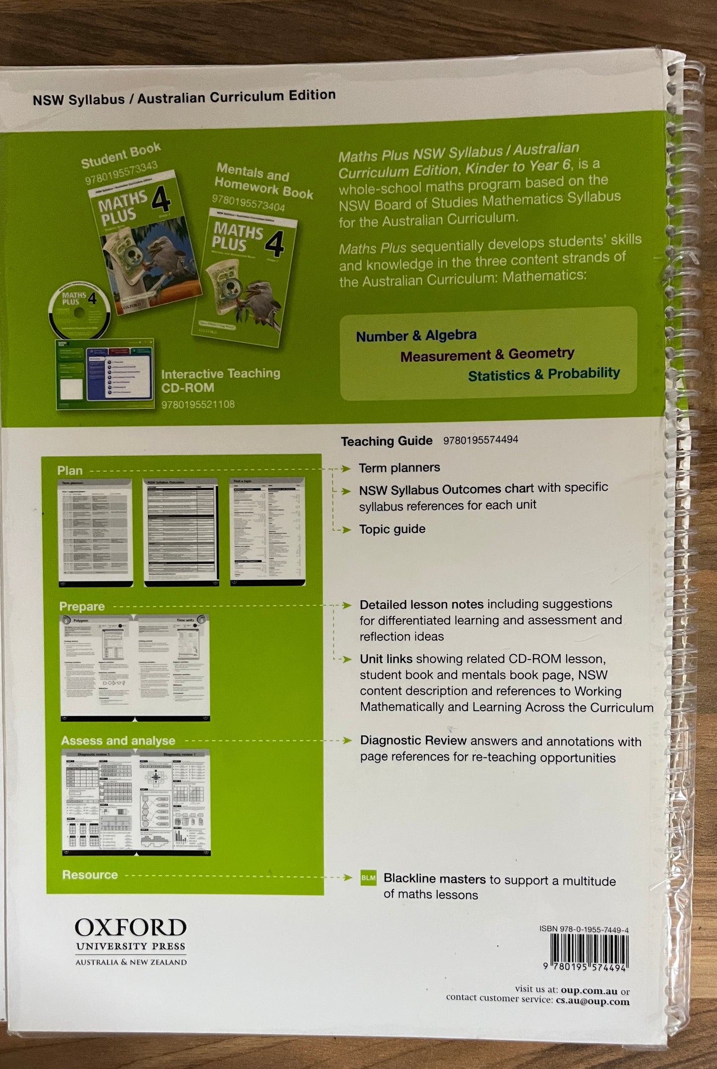 Maths Plus 4 Teaching Guide: NSW Syllabus Stage 2 Australian Curriculum Edition, 2013