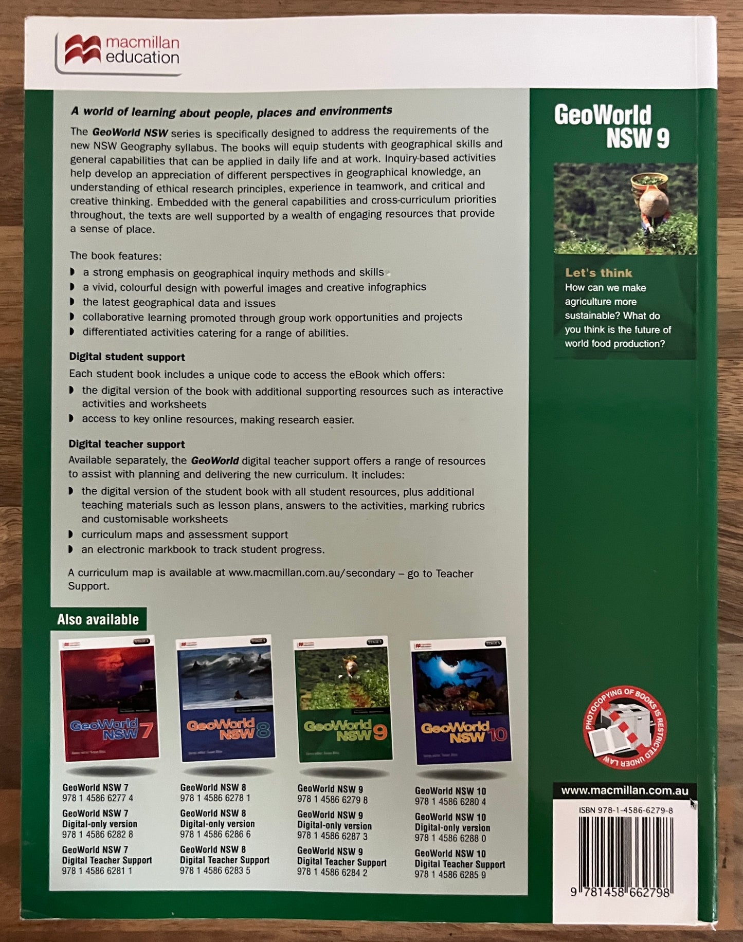 Macmillan GeoWorld NSW 9 Student Book