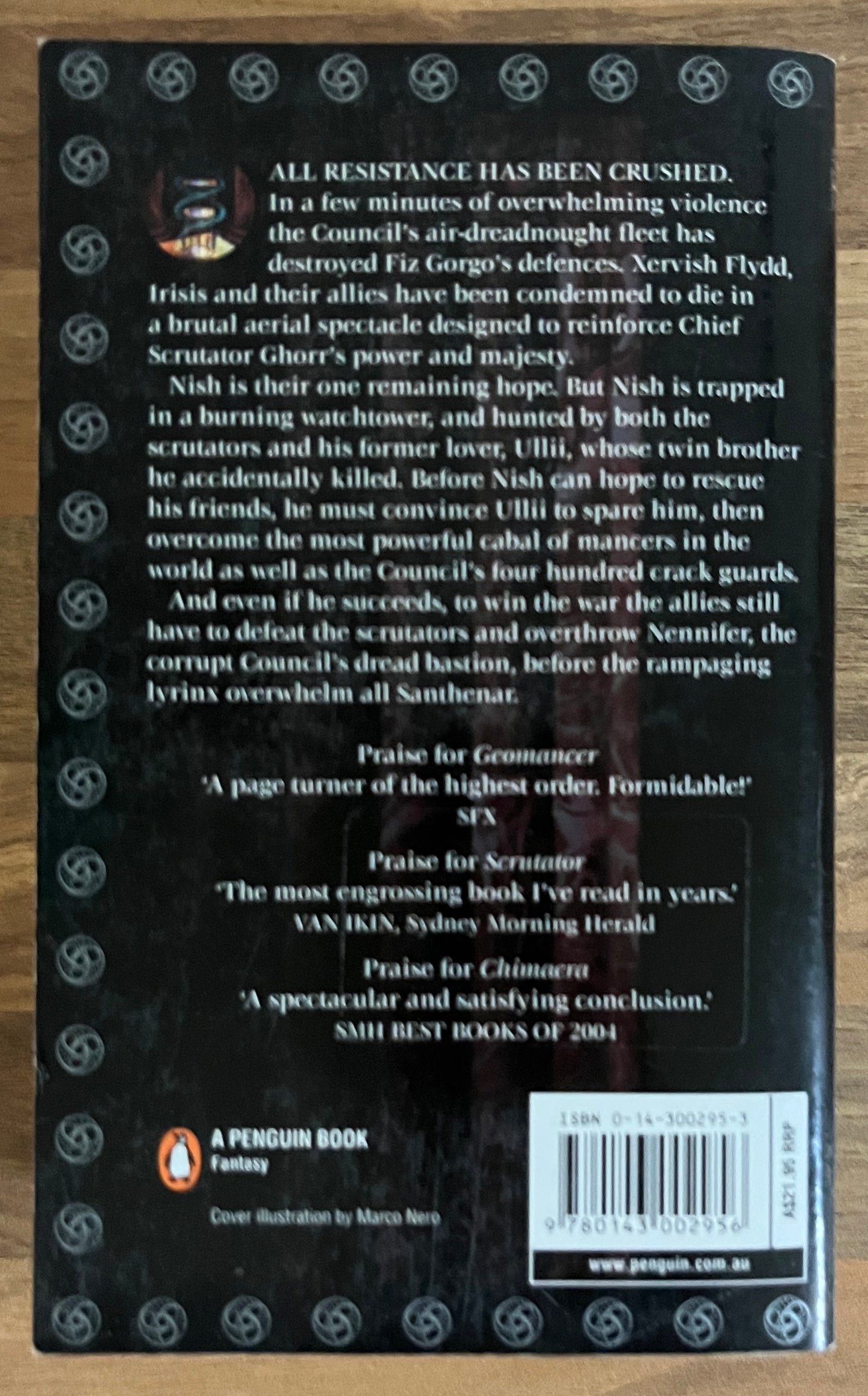 Volume Four of the Well of Echoes: Chimaera by Ian Irvine SIGNED by the author on title page