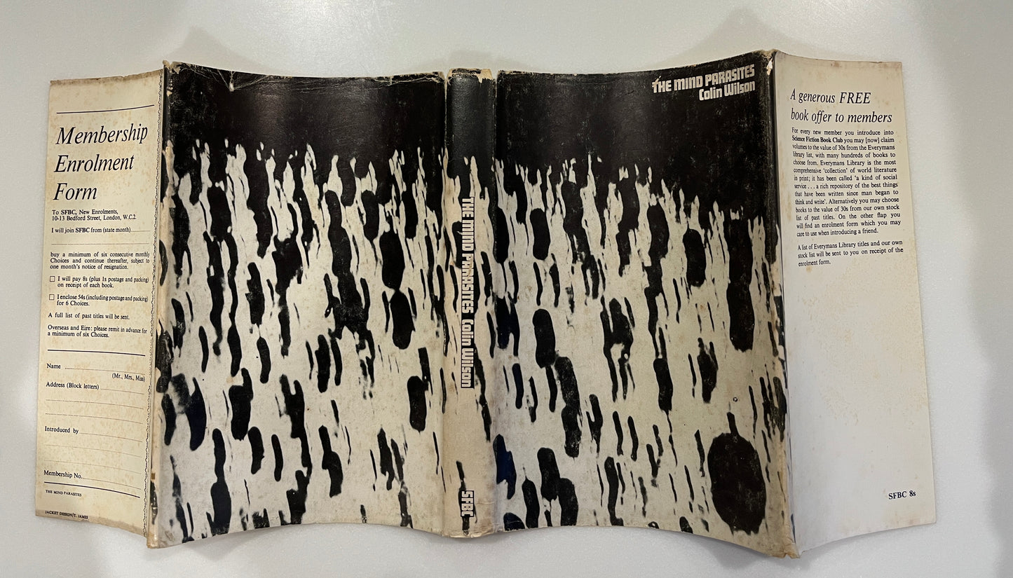 The Mind Parasites by Colin Wilson 1st Edition, 1968, Hardcover/Dust Jacket
