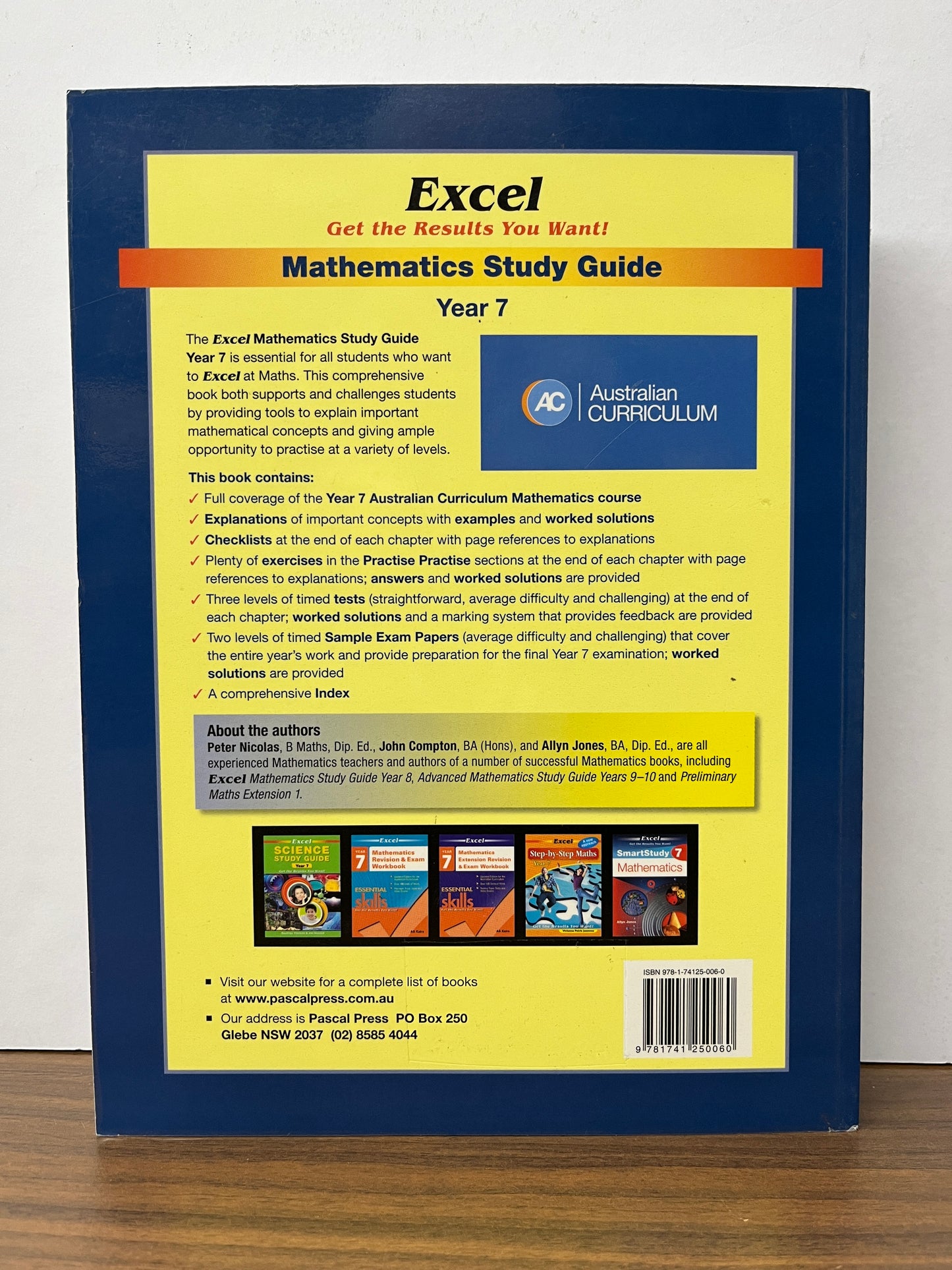 Excel Mathematics Study Guide Year 7 (2014 Edition)