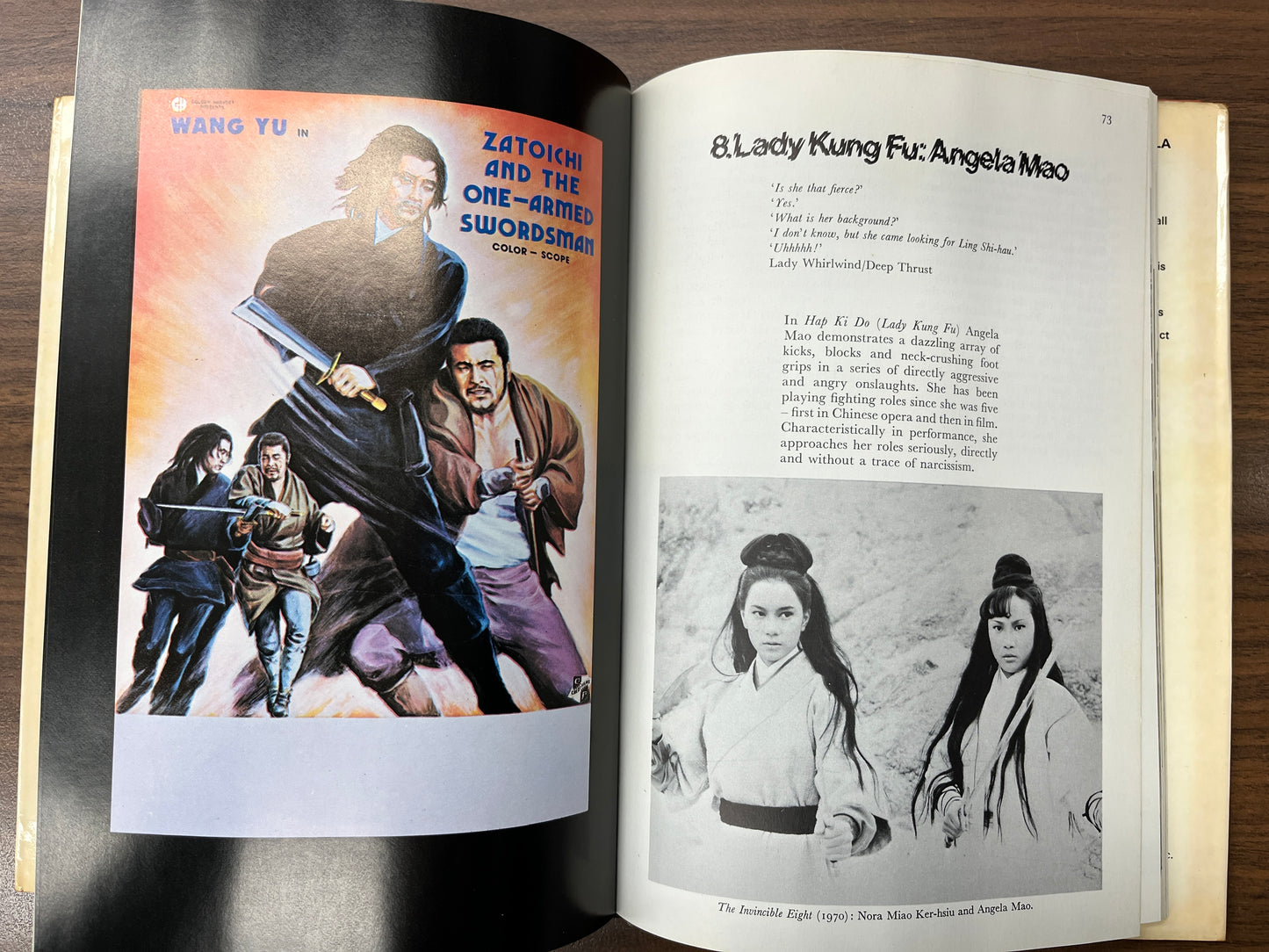 Kung Fu: Cinema of Vengeance by Verina Glaessner HC/DJ 1st edition * Scarce*