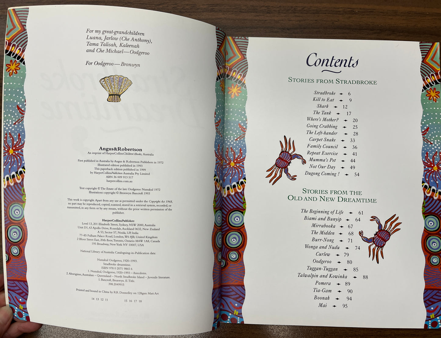 Stradbroke Dreamtime by Oodgeroo Nunukul Illus. Bronwyn Bancroft, Indigenous