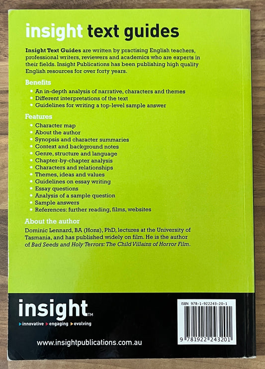 Insight Text Guides: Barry Levinson's Wag the Dog
