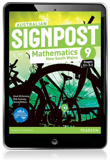 (EBOOK ONLY/EMAILED) Australian Signpost 9 (5.1-5.2) Mathematics NSW (1 x Access Code) (FIRM SALE)