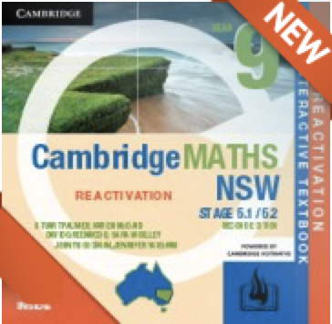 (EBOOK REACTIVATION ONLY/EMAILED) CambridgeMATHS Year 9 Stage 5.1/5.2 NSW Syllabus for the Australian Curriculum, 2nd Edition REACTIVATION CODE (FIRM SALE)