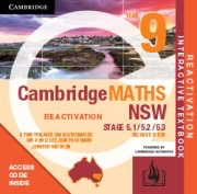 (EBOOK REACTIVATION ONLY/EMAILED) CambridgeMATHS Year 9 Stage 5.1/5.2/5.3 NSW Syllabus for the Australian Curriculum, 2nd Edition REACTIVATION CODE (FIRM SALE)