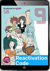 (EBOOK REACTIVATION ONLY/EMAILED) Pearson English 9 eBook Reactivation Code (FIRM SALE)