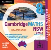 (EBOOK REACTIVATION ONLY/EMAILED) CambridgeMATHS Year 8 NSW Syllabus for the Australian Curriculum, 2nd Edition  REACTIVATION CODE (FIRM SALE)