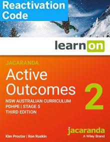 (EBOOK REACTIVATION ONLY/EMAILED) Jacaranda Active Outcomes 2 Stage 5 PDHPE NSW AC, 3rd Edition (REACTIVATION CODE) (FIRM SALE)