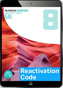 (EBOOK REACTIVATION ONLY/EMAILED) Pearson Science NSW 8 eBook Reactivation Code (FIRM SALE)