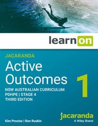 (EBOOK ONLY/EMAILED) Jacaranda Active Outcomes 1 Stage 4 NSW AC, LearnON 3rd Edition  (ACCESS CODE) (FIRM SALE)