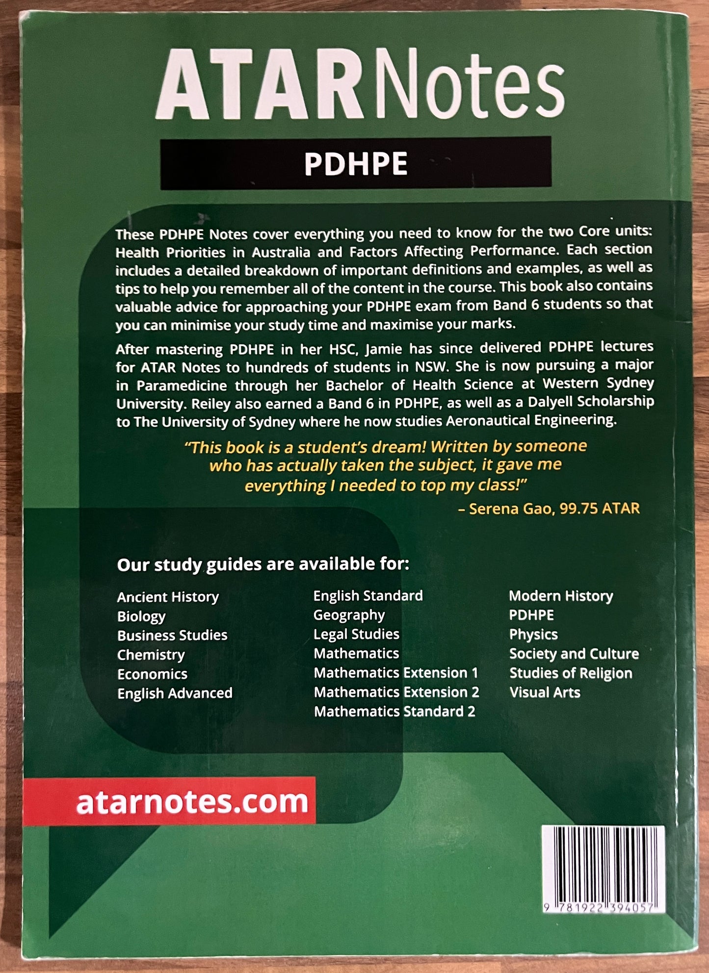 ATAR Notes: NSW Year 12 PDHPE Complete Course Notes 2020-2022