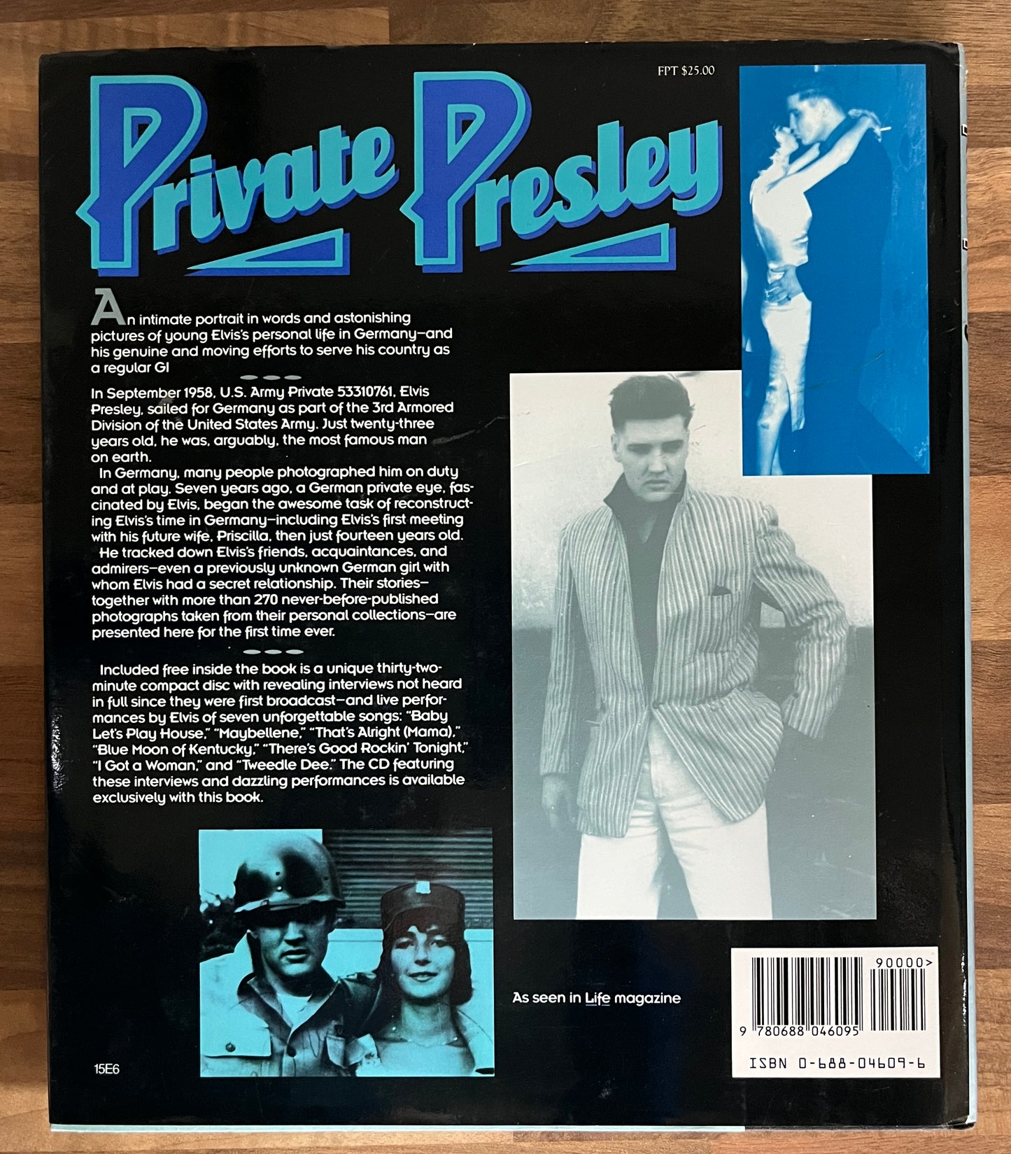 Private Presley: The Missing Years Elvis in Germany + CD by Andreas Schroer HC/DJ
