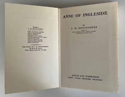 Anne of Ingleside by L.M. Montgomery HC/DJ, 1967 Reprint