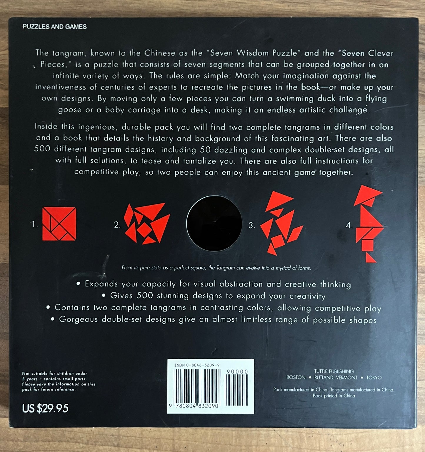 The Tangrams Pack, The Ancient Chinese Puzzle Mystery and Challenge - Randy Crawford 1999