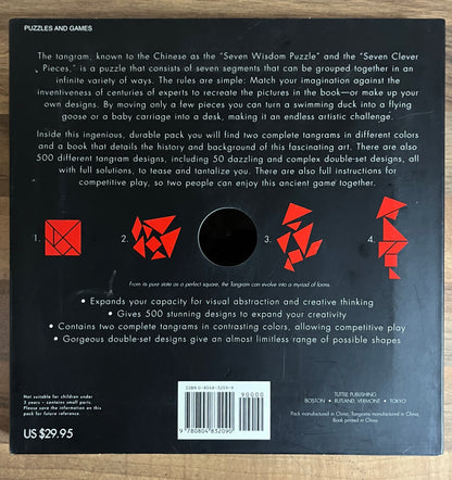 The Tangrams Pack, The Ancient Chinese Puzzle Mystery and Challenge - Randy Crawford 1999
