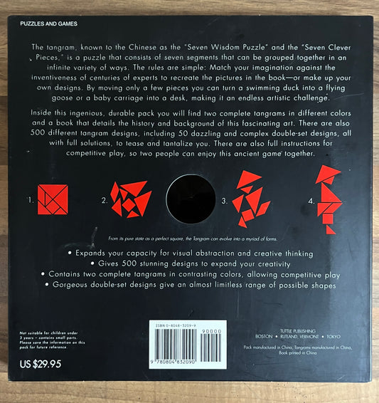 The Tangrams Pack, The Ancient Chinese Puzzle Mystery and Challenge - Randy Crawford 1999