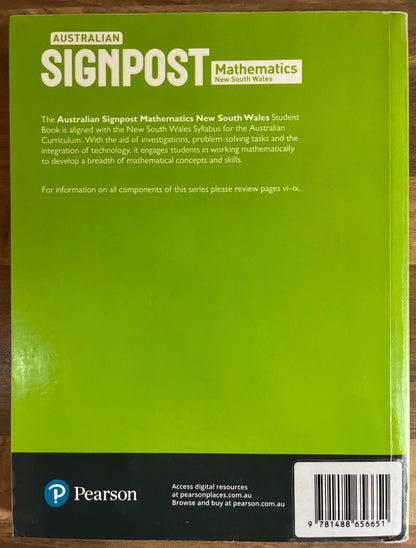 Australian Signpost 9 (5.1-5.2) Mathematics NSW Student Book + eBook