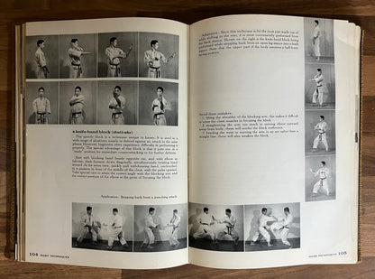 Karate: The Art of " Empty Hand" Fighting  - Nishiyama,  Brown Hardcover, 1962