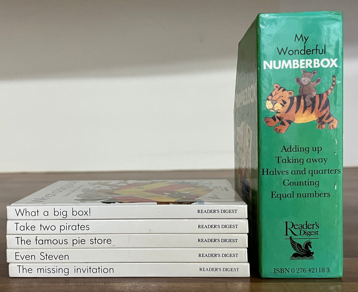 My Wonderful Numberbox 5 Book Hardcover Set in Slipcase - Reader's Digest