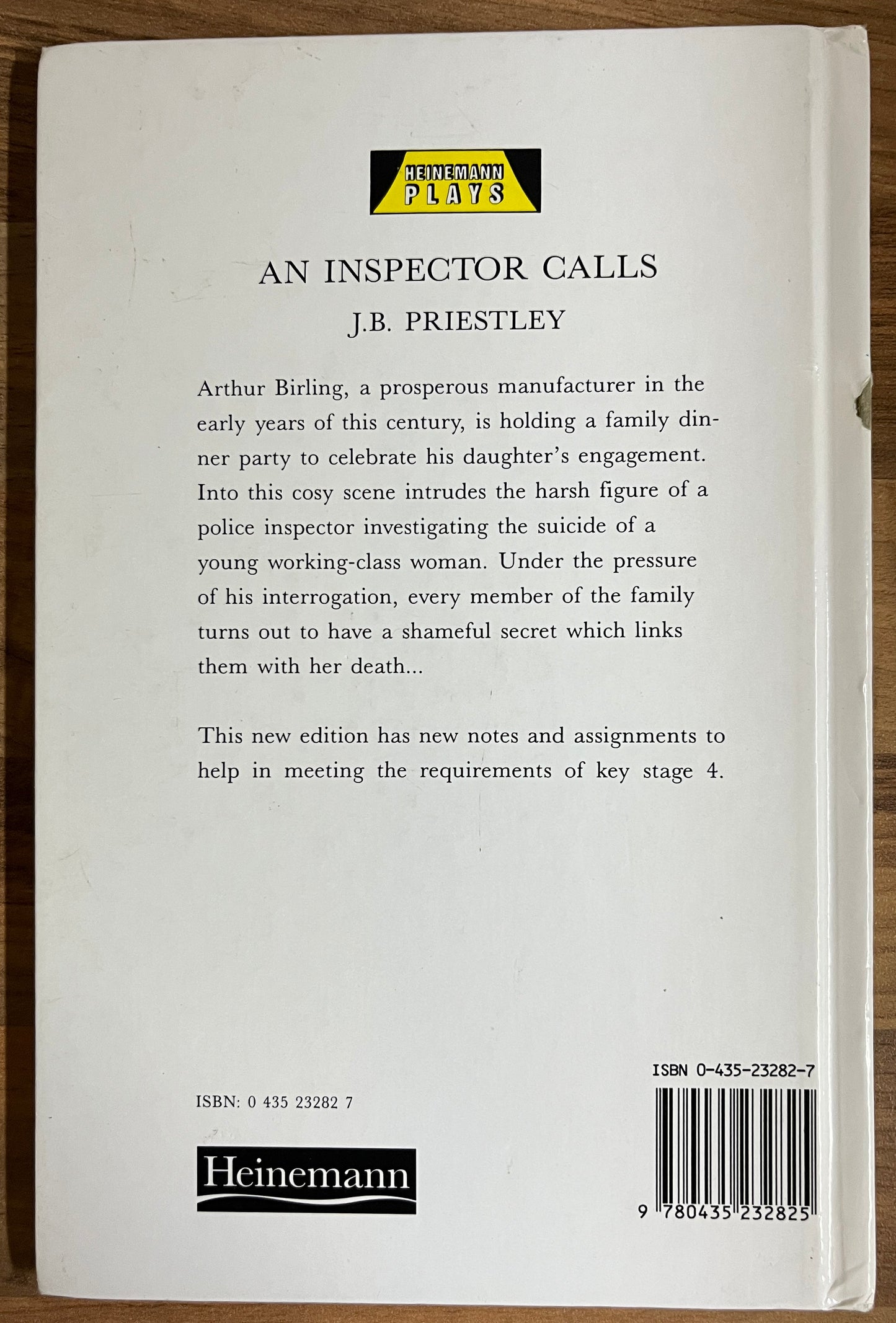 An Inspector Calls by J.B. Priestley (Heinemann Hardcover Plays)