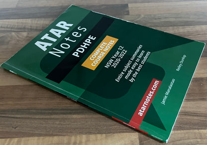 ATAR Notes: NSW Year 12 PDHPE Complete Course Notes 2020-2022