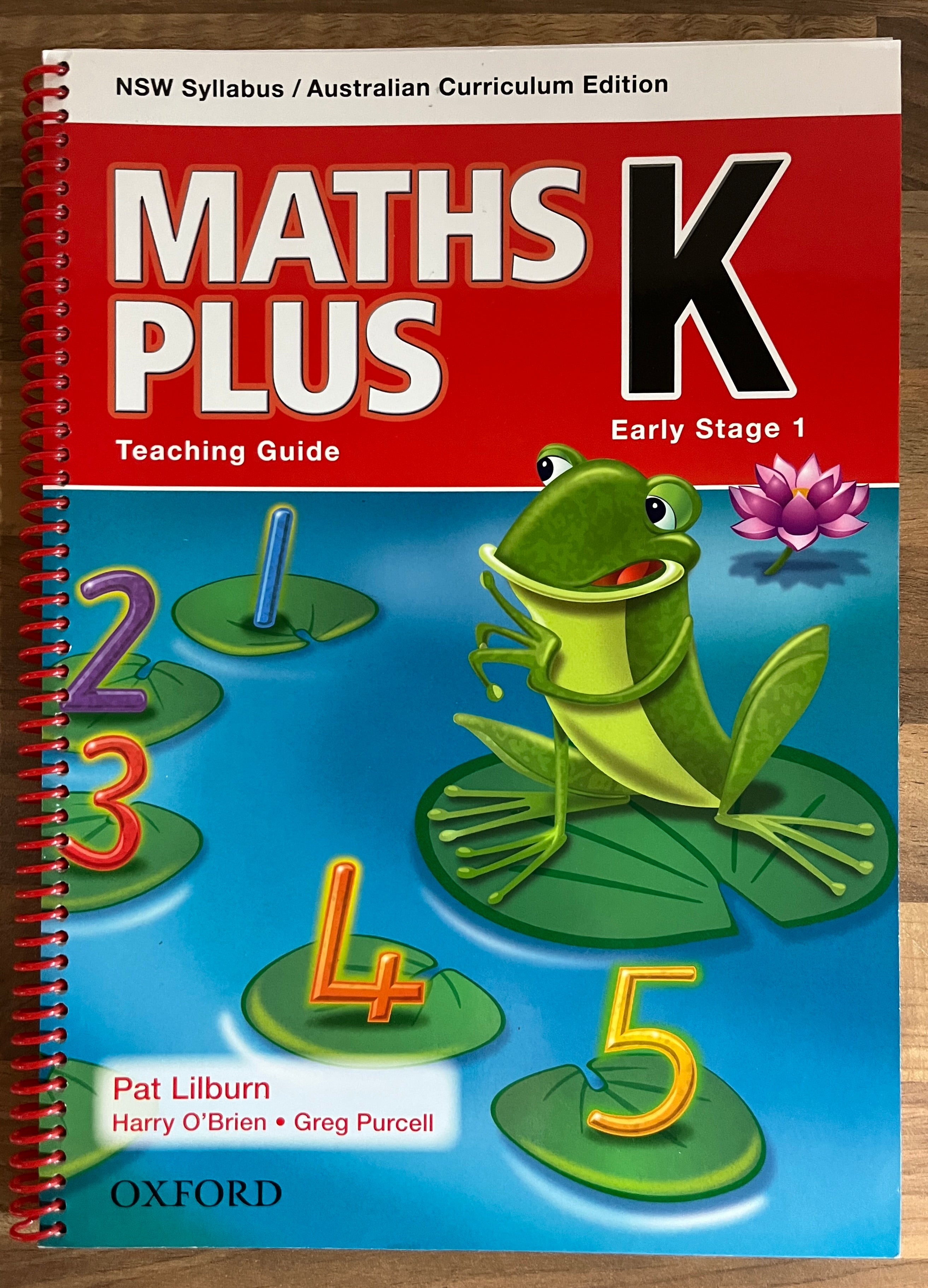 Maths Plus K Teaching Guide: NSW Syllabus Early Stage 1 Australian Cur ...