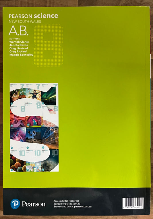 Pearson Science New South Wales 8 Activity Book