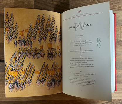 The Art of War, The Illustrated Edition by Sun Tzu, Deluxe Silk Bound Hardcover