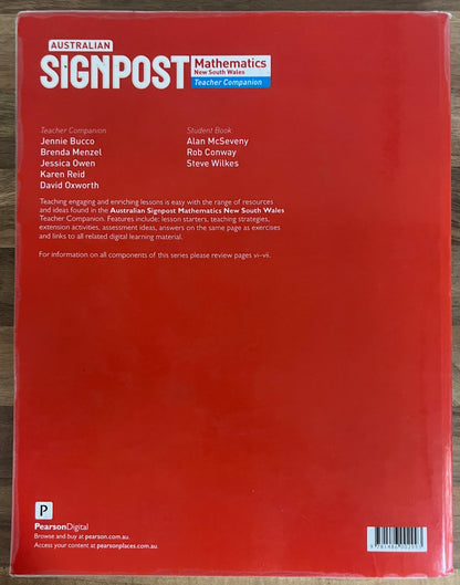 Australian Signpost 10 Stages 5.1-5.2 Mathematics NSW Teacher Companion (Pearson)