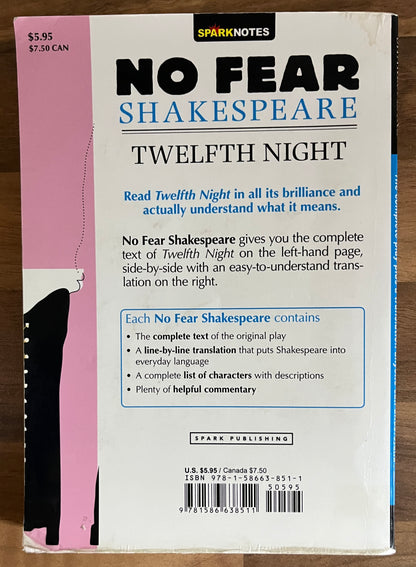 No Fear Shakespeare: Twelfth Night (Side-by-Side Plain English)