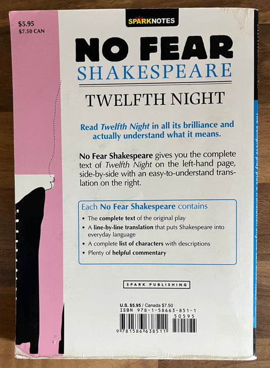 No Fear Shakespeare: Twelfth Night (Side-by-Side Plain English)