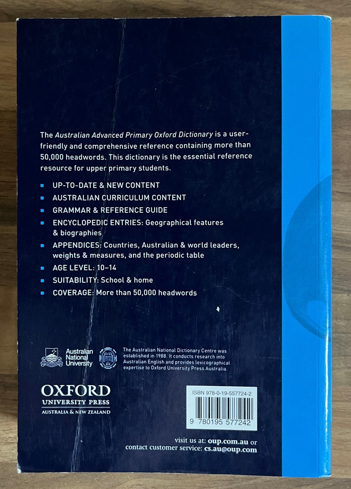 Australian Advanced Primary Oxford Dictionary 4th Edition