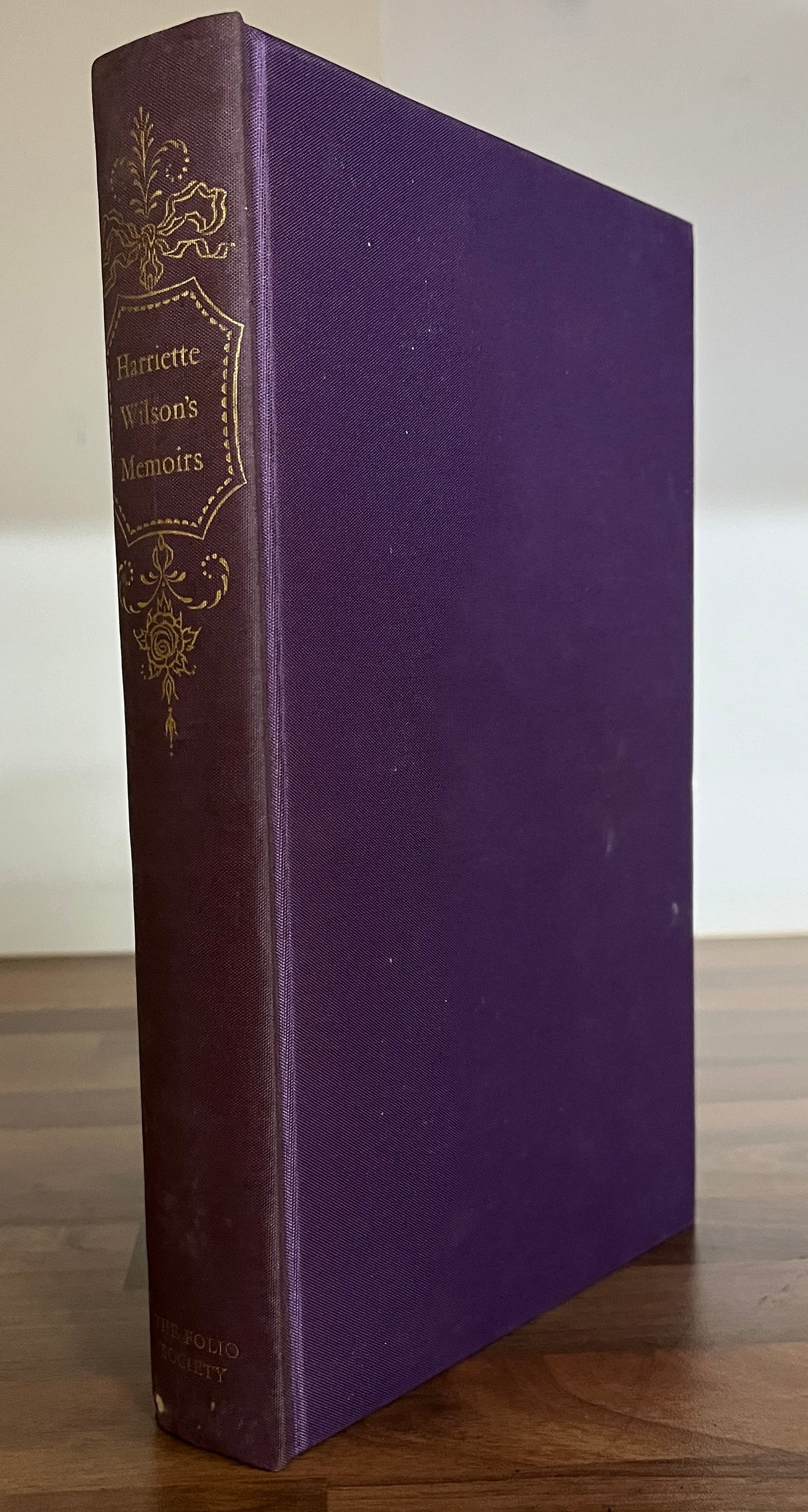Harriette Wilson's Memoirs, Folio Society, 1964 Hardcover + Slipcase