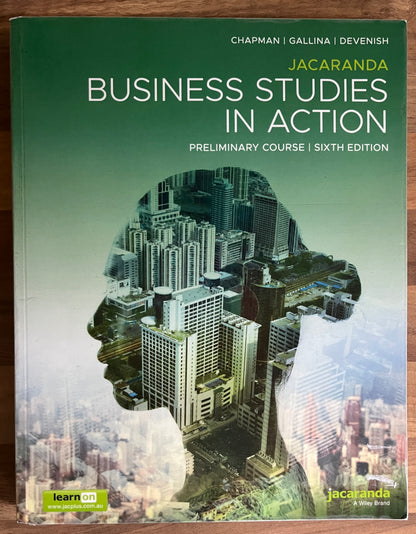 Jacaranda Business Studies in Action Preliminary, 6th Edition (Print + UNUSED Access Code)