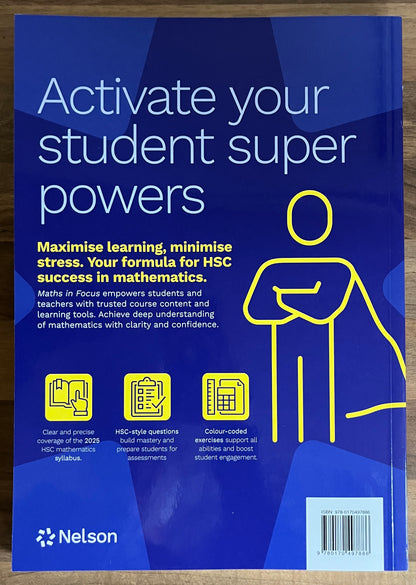 Maths in Focus 11 Mathematics Standard (Pathway 2) Student Book with Nelson MindTap