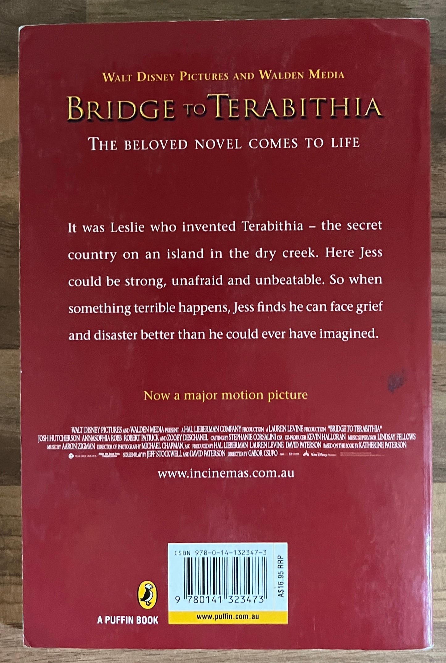 Bridge to Terabithia, Film Tie-in by Katherine Paterson (Puffin Books)